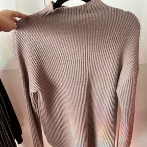 Mauve Mock Neck sweater